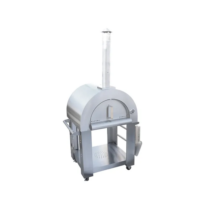 Kokomo 32" Wood Burning Pizza Oven with Oven Cart and Four Piece Accessory Kit