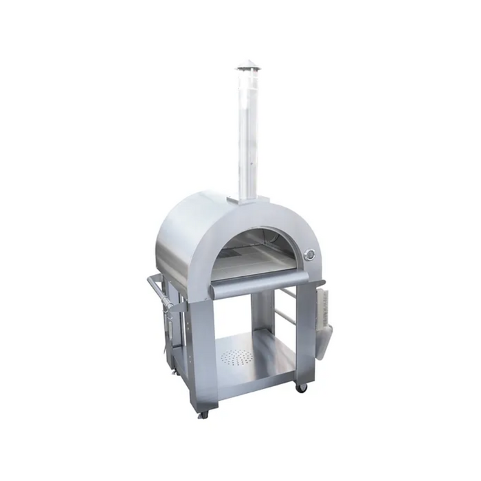 Kokomo 32" Wood Burning Pizza Oven with Oven Cart and Four Piece Accessory Kit