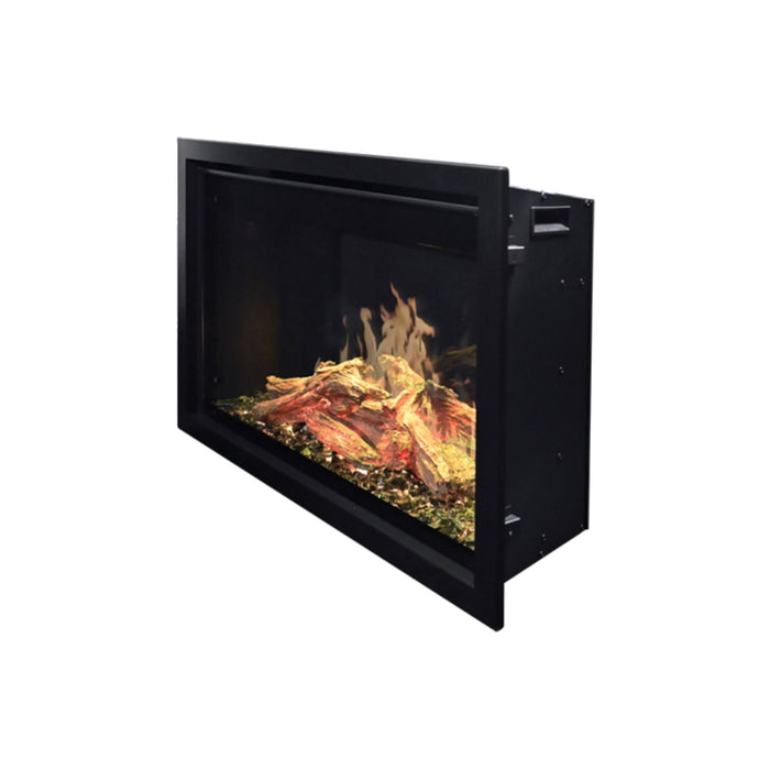 Modern Flames Orion Traditional Electric Fireplace Insert 5,000 – 8,300 BTU Heater, Heliovision® Flame, 3 Flame Styles, 6 Colors, LED Lit Driftwood Log Set