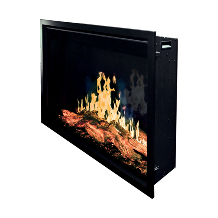 Modern Flames Orion Traditional Electric Fireplace Insert 5,000 – 8,300 BTU Heater, Heliovision® Flame, 3 Flame Styles, 6 Colors, LED Lit Driftwood Log Set