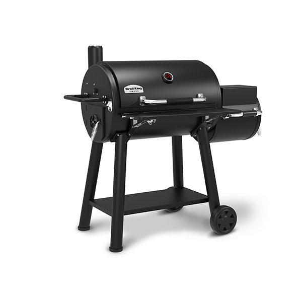 Broil King Regal Charcoal Offset 500, Dual Chamber Charcoal Smoker Grill