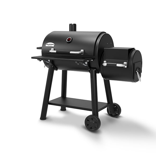 Broil King Regal Charcoal Offset 500, Dual Chamber Charcoal Smoker Grill
