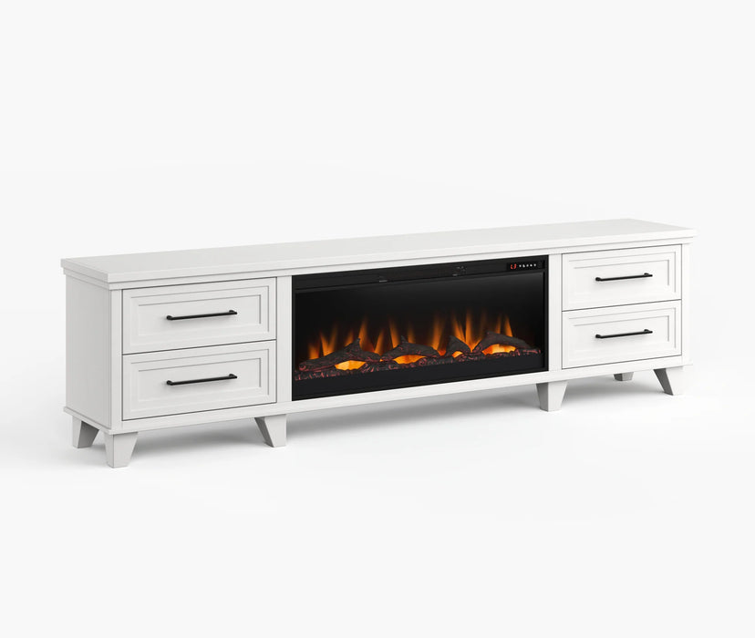 Realcozy 95" Sonoma Fireplace TV Stand