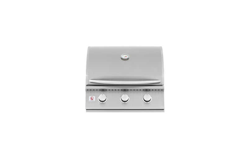 Summerset Sizzler 26-inch Gas BBQ Grill, 3 Burners, Built-In Premium BBQ Grill SIZ26