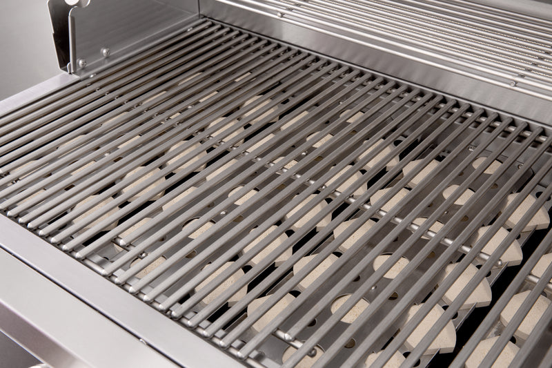 Summerset Sizzler 32-inch Gas BBQ Grill, 4 Cast Stainless Steel Burners, Built-In Premium BBQ Grill SIZ32