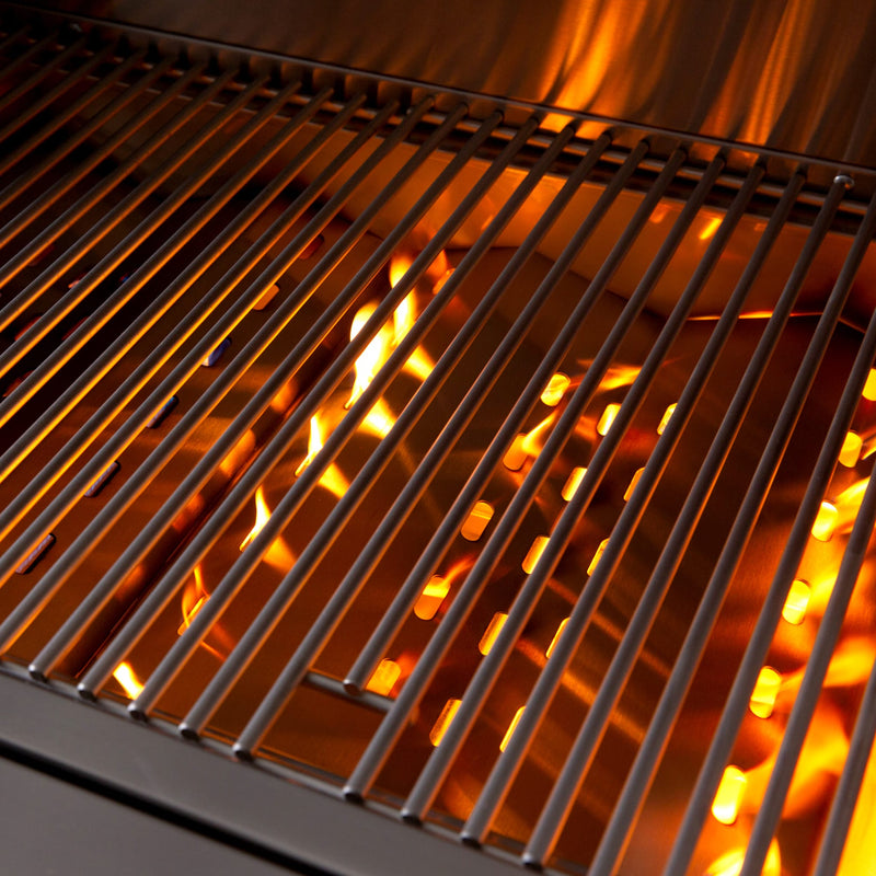 Summerset Resort 30-Inch Built-In Grill, 2 Cast Stainless Burners, 50,000 BTU, 304 Stainless Steel Construction, Fixed Valve Controls, Piezo Ignition, 541.38 sq in Cooking Area, Ideal for Commercial & Multi-Family Use