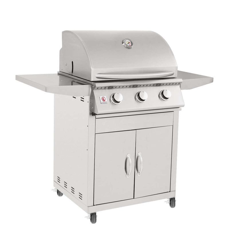 Summerset Sizzler 26-inch Gas BBQ Grill, 3 Burners, Built-In Premium BBQ Grill SIZ26