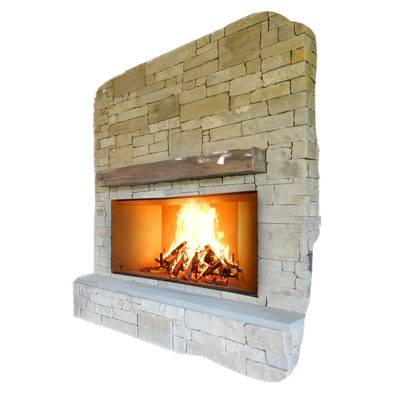Empire 36-Inch by 30-inch Wood Fireplace Blackburn, Large Viewing Box, Premium Steel and Refractory Brick Construction WB36FB0F