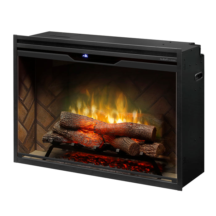 Dimplex Revillusion® Electric Fireplace Insert 4,435 – 8,786 BTU Heater, Revillusion® Flame Technology, Multiple Sizes & Styles, 2 Finishes, Tempered Glass Safety Screen