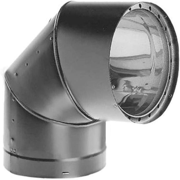 DuraVent 8" DVL Double Wall Close Clearance Stove Pipe - 90° Elbow