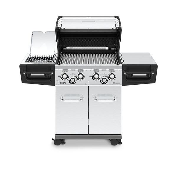Broil King Regal S 490 PRO Infrared, 4-Burner Gas Grill with Infrared Side Burner