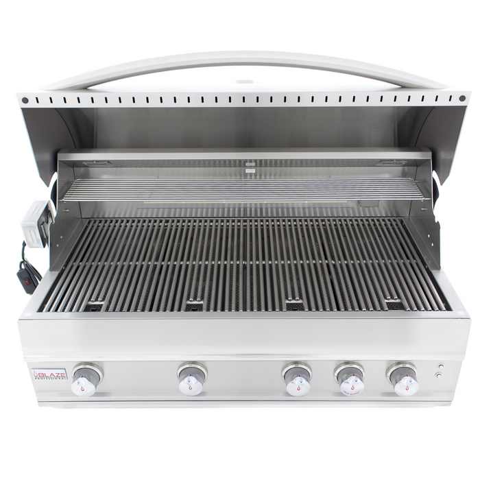 Blaze Grill 44" Professional Grill, Stainless Steel 4-Burner Liquid Propane BBQ for Indoor/Outdoor Use