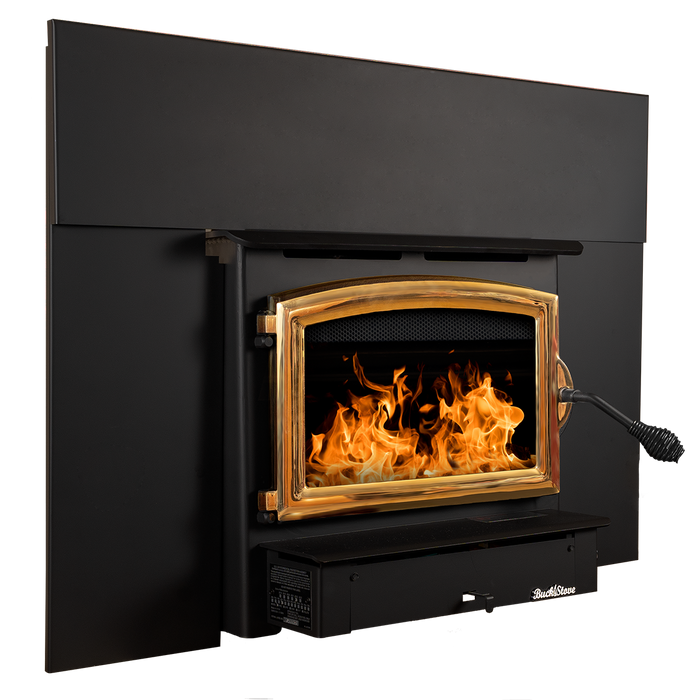 Buck Stove Model ZC 21 NC Small Wood Burning Stove, 28,901 BTU, Heats 800 - 1800 sqft, Non-Catalytic, Efficient, Compact Design, Blower Included