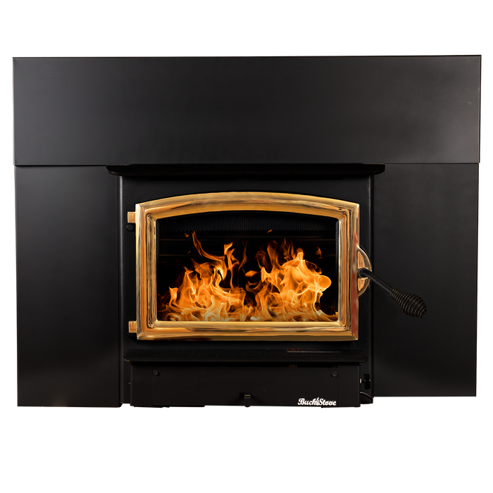 Buck Stove Model ZC 21 NC Small Wood Burning Stove, 28,901 BTU, Heats 800 - 1800 sqft, Non-Catalytic, Efficient, Compact Design, Blower Included