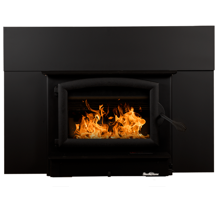 Buck Stove Model 74 Large Wood Burning Stove, Non-Catalytic, 52,400 BTU, Heats 1500-2600 sq ft, Efficient, Blower Included