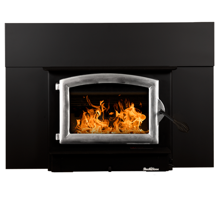 Buck Stove Model 74 Large Wood Burning Stove, Non-Catalytic, 52,400 BTU, Heats 1500-2600 sq ft, Efficient, Blower Included