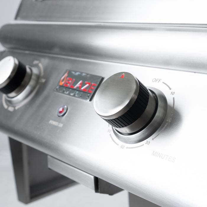 Blaze Electric Grill - 1500W Stainless Steel Outdoor Electric Grill with 274 sq in Cooking Surface and 749°F Max Temp