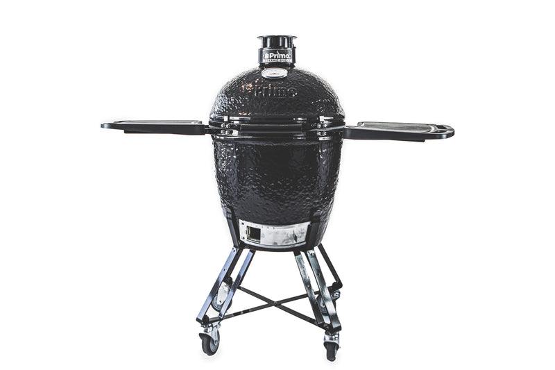 Primo Kamado Round Ceramic Grill, 280 sq in Cooking Area, Classic Kamado Design, Made in USA