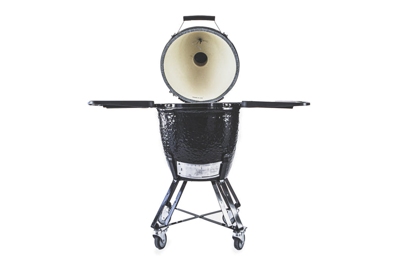 Primo Kamado Round Ceramic Grill, 280 sq in Cooking Area, Classic Kamado Design, Made in USA