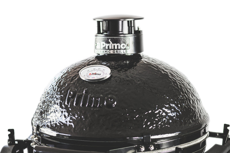 Primo Kamado Round Ceramic Grill, 280 sq in Cooking Area, Classic Kamado Design, Made in USA
