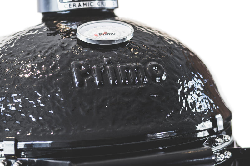 Primo Kamado Round Ceramic Grill, 280 sq in Cooking Area, Classic Kamado Design, Made in USA