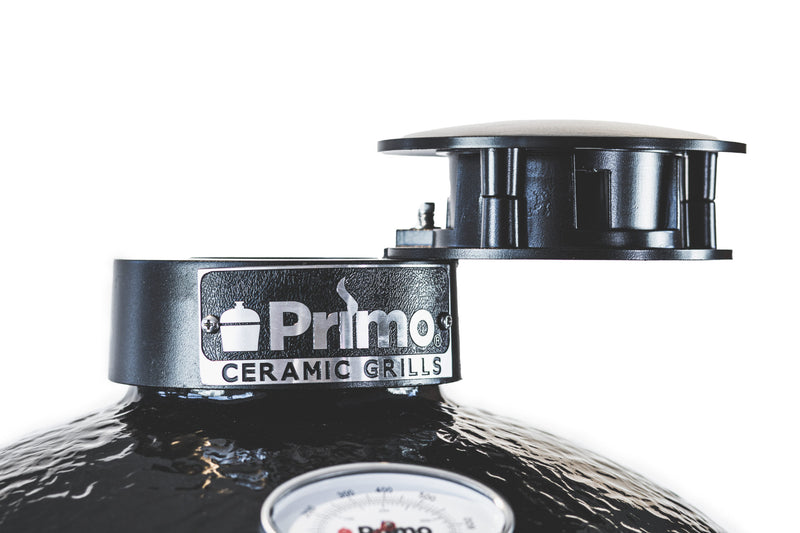 Primo Kamado Round Ceramic Grill, 280 sq in Cooking Area, Classic Kamado Design, Made in USA