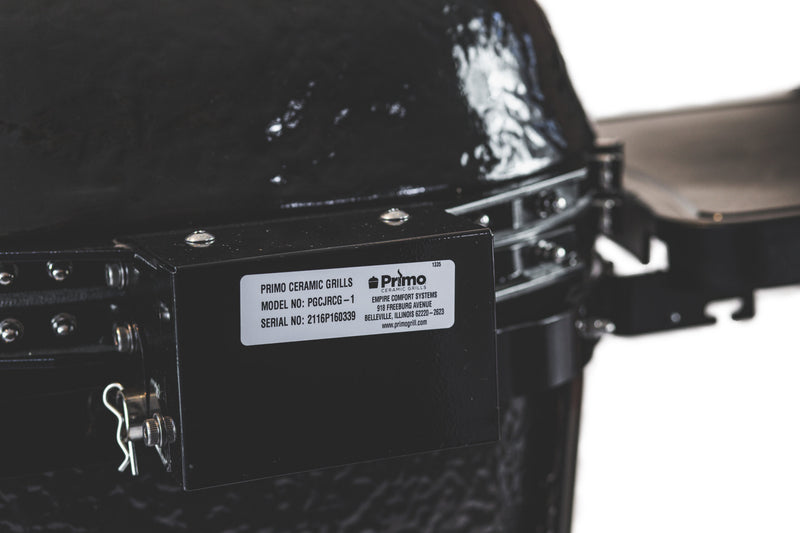 Primo Oval Junior 200 Kamado Grill – Compact Ceramic BBQ, Made in USA