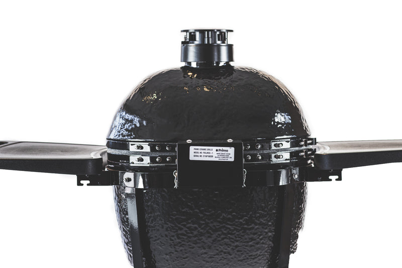 Primo Oval Junior 200 Kamado Grill – Compact Ceramic BBQ, Made in USA