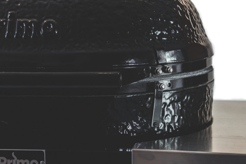 Primo Oval XL, X-Large 400 Kamado Charcoal Grill, 400 sq-inch Cooking Area, Premium Ceramics, PGCXLH