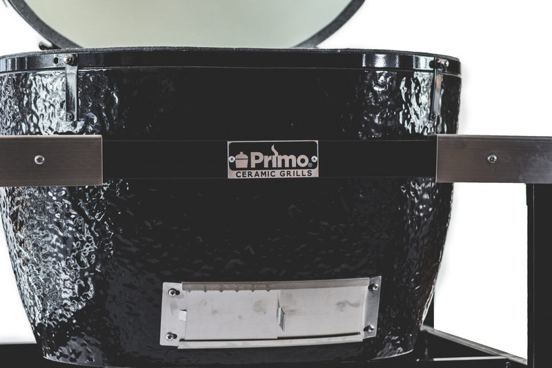 Primo Oval XL, X-Large 400 Kamado Charcoal Grill, 400 sq-inch Cooking Area, Premium Ceramics, PGCXLH