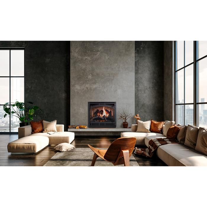 SimpliFire Inception 36-inch Electric Fireplace Insert Remote Included, IntelliFire App, Multiple Heat Output Options, Seven Flame Backgrounds, Integrated Sound Effects