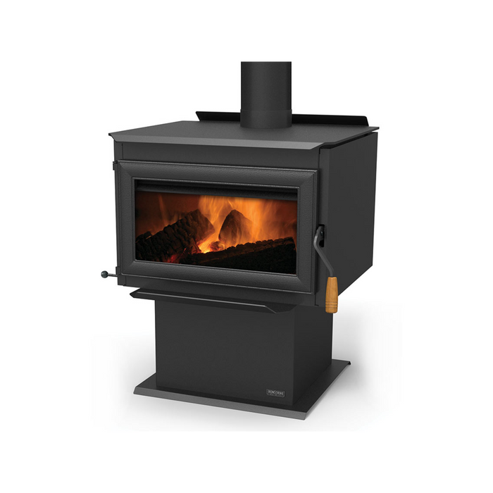 IronStrike Tahoma 2100 Wood-Burning Stove, 76,000 BTU, 20-Inch Log, EPA Certified, Cabin Collection