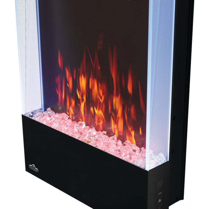 Napoleon Allure Vertical Wall-Mounted Electric Fireplace – Multi-Color LED Flames