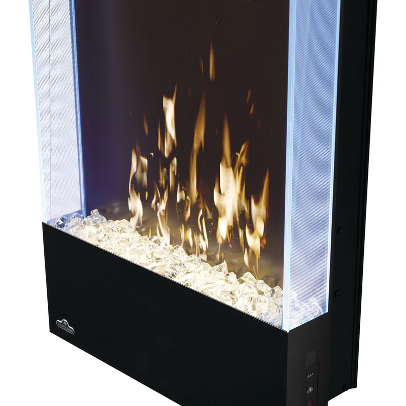 Napoleon Allure Vertical Wall-Mounted Electric Fireplace – Multi-Color LED Flames