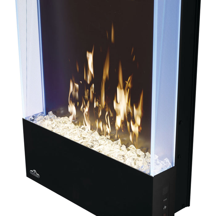 Napoleon Allure Vertical Wall-Mounted Electric Fireplace – Multi-Color LED Flames