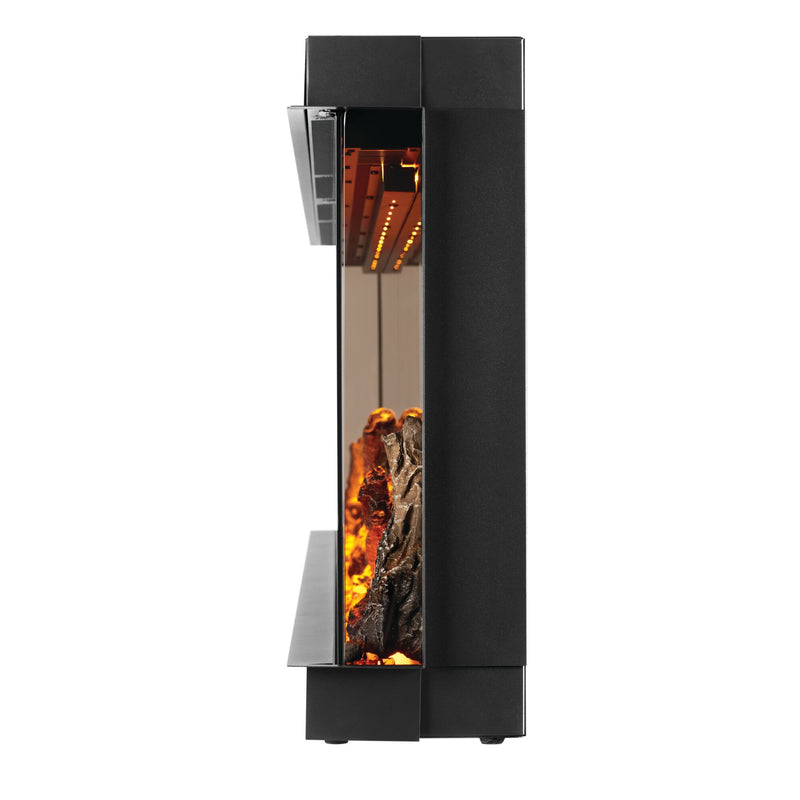 Napoleon Astound FlexMount 50" Electric Fireplace – Wall Mounted, Partial or Full Recess Install, 1/2/3-Sided Viewing Configuration, Spark Flame Visuals, Smart App & Voice Control, 10,000 BTU Heat, Beach Fire Logs & Woodland Kit Included