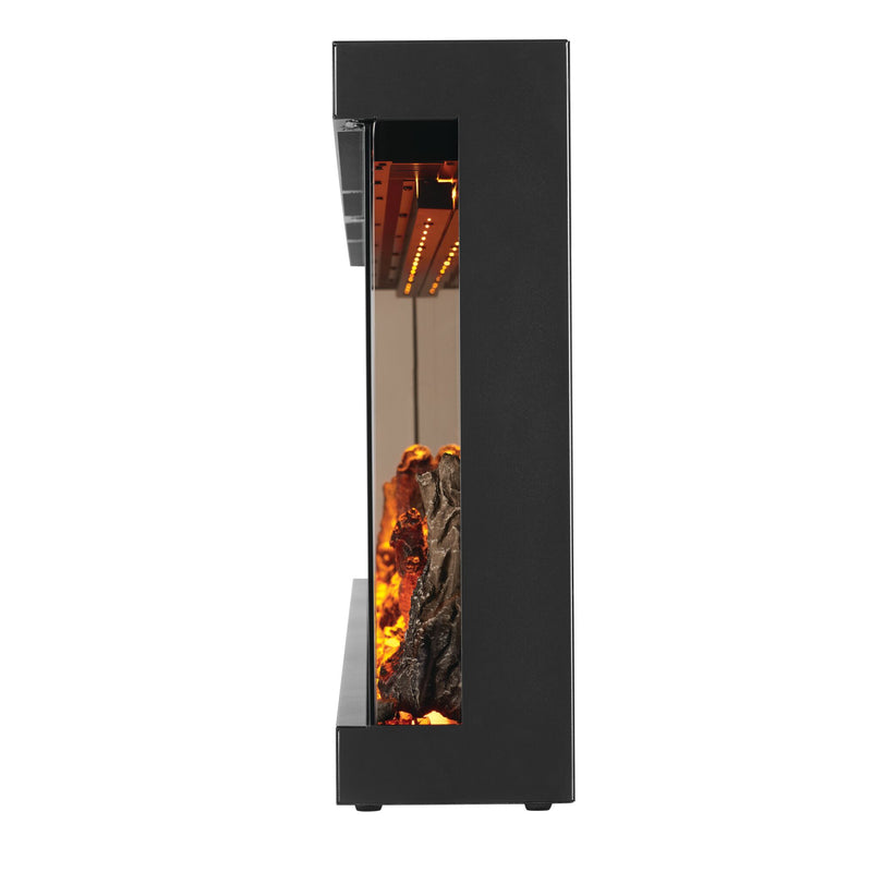Napoleon Astound FlexMount 50" Electric Fireplace – Wall Mounted, Partial or Full Recess Install, 1/2/3-Sided Viewing Configuration, Spark Flame Visuals, Smart App & Voice Control, 10,000 BTU Heat, Beach Fire Logs & Woodland Kit Included