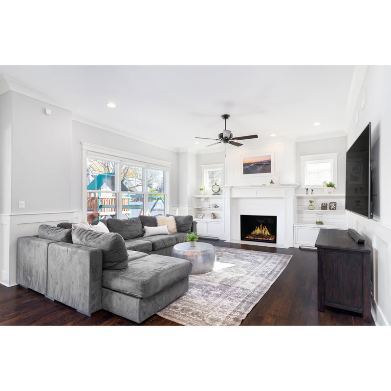 Modern Flames Orion Traditional Electric Fireplace Insert, Warms up to 2000 sq ft, Fits Variety of Fireplace Sizes, Wi-Fi Enabled, Remote Included, Vent-Free