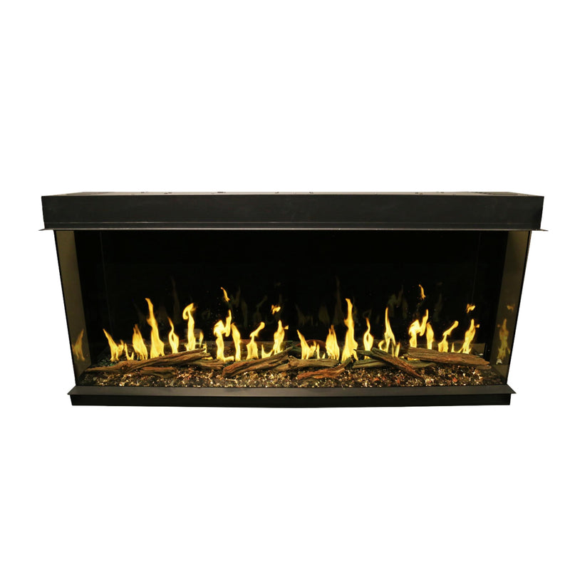 Modern Flames Orion Multi-Sided Linear Electric Fireplace, 52 60" 76" 100" 120", HELIOVISION™ Flame, Wi-Fi Control