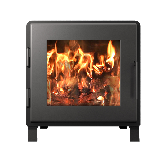 MF Fire Nova 1 Small Wood Burning Stove Heats 1750 sq ft, Freestanding, Tower, or Bench Options, EPA 2020 Compliant, 18" Log, 50,000 BTU