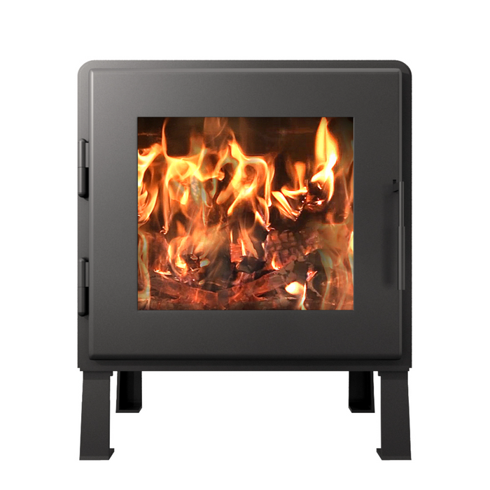 MF Fire Nova 1 Small Wood Burning Stove Heats 1750 sq ft, Freestanding, Tower, or Bench Options, EPA 2020 Compliant, 18" Log, 50,000 BTU