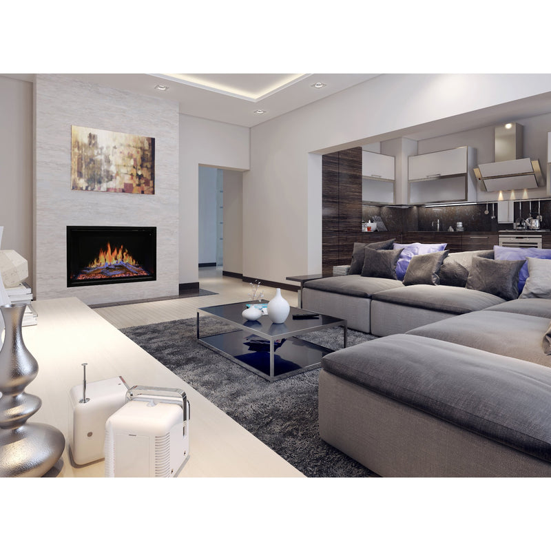 Modern Flames Orion Traditional Electric Fireplace Insert, Warms up to 2000 sq ft, Fits Variety of Fireplace Sizes, Wi-Fi Enabled, Remote Included, Vent-Free