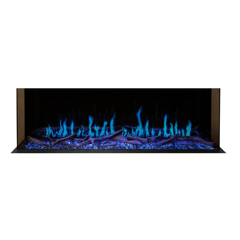 Modern Flames Orion Multi-Sided Linear Electric Fireplace, 52 60" 76" 100" 120", HELIOVISION™ Flame, Wi-Fi Control