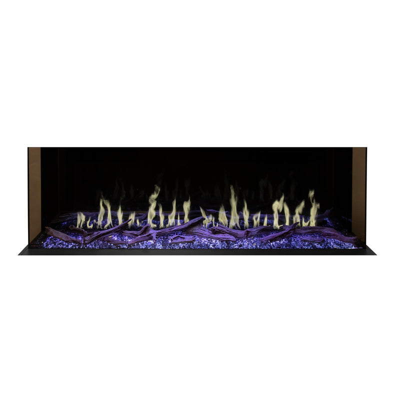 Modern Flames Orion Multi-Sided Linear Electric Fireplace, 52 60" 76" 100" 120", HELIOVISION™ Flame, Wi-Fi Control