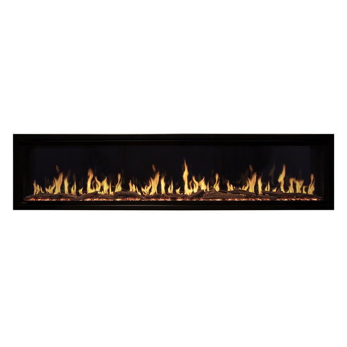 Modern Flames Orion Slim Wall Mounted Electric Fireplace, 5,000 BTU Heater, Heliovision Flame, 15” Viewing, 3 Flame Patterns, 6 Colors, WiFi Control