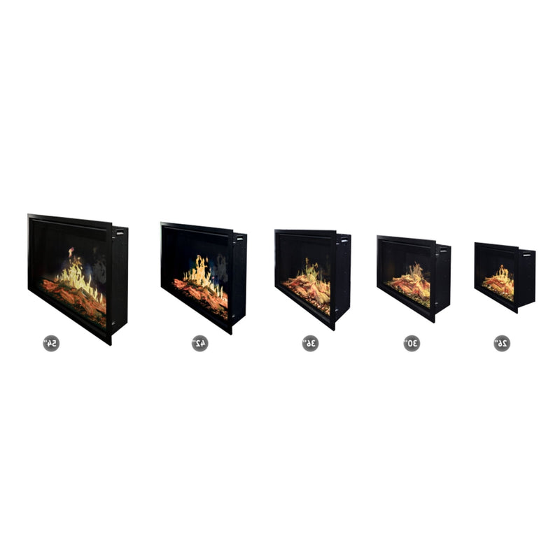 Modern Flames Orion Traditional Electric Fireplace Insert, Warms up to 2000 sq ft, Fits Variety of Fireplace Sizes, Wi-Fi Enabled, Remote Included, Vent-Free
