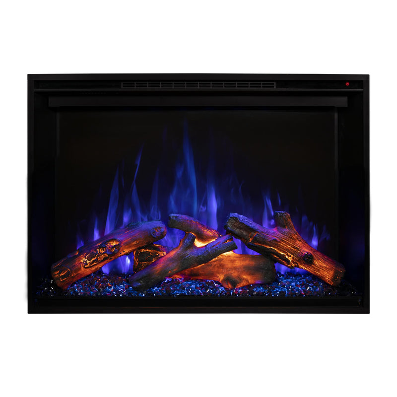 Modern Flames Redstone Series Electric Fireplace – 26", 30", 36", 42", 54" Insert & Built-In, Multi-Color Flames, 5,000 BTU Heater