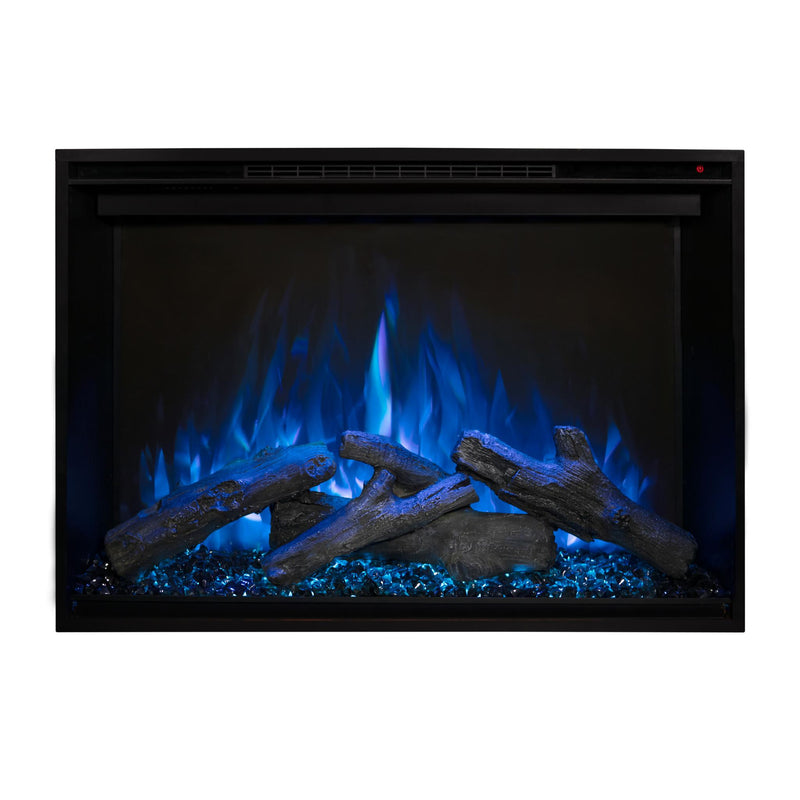 Modern Flames Redstone Series Electric Fireplace – 26", 30", 36", 42", 54" Insert & Built-In, Multi-Color Flames, 5,000 BTU Heater