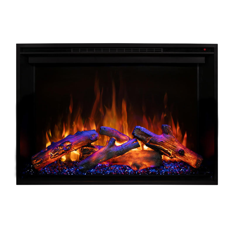Modern Flames Redstone Series Electric Fireplace – 26", 30", 36", 42", 54" Insert & Built-In, Multi-Color Flames, 5,000 BTU Heater