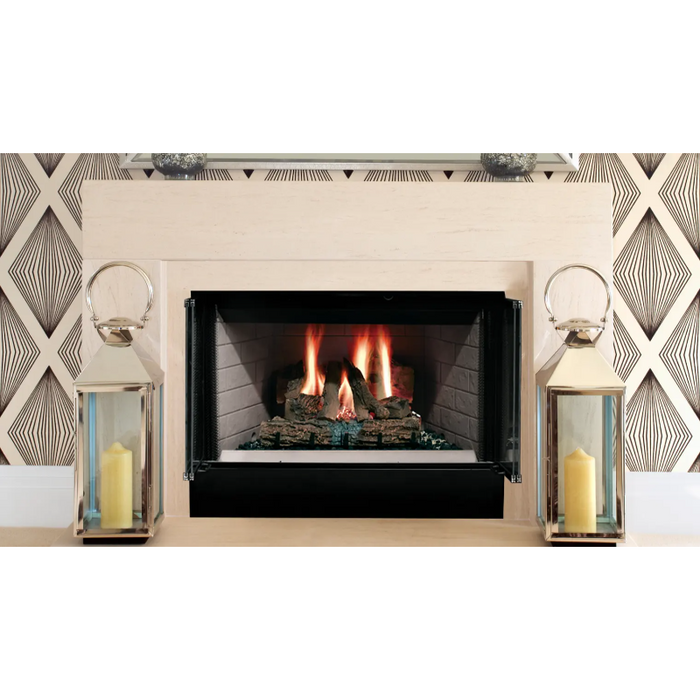 Majestic Sovereign 42-inch Wood Burning Fireplace Insert, Full Refractory Lining, Steel Grate, Front Access Damper